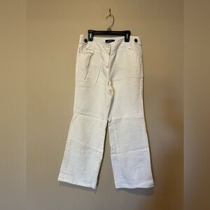 J. Crew Women's Cream Flare Jeans